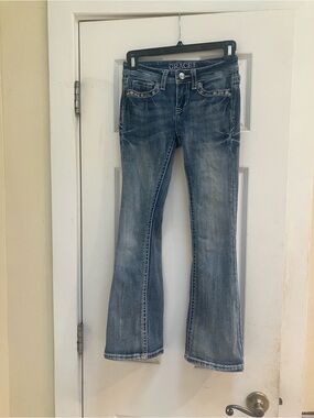 Grace in LA Light Blue Girls' Bootcut Jeans